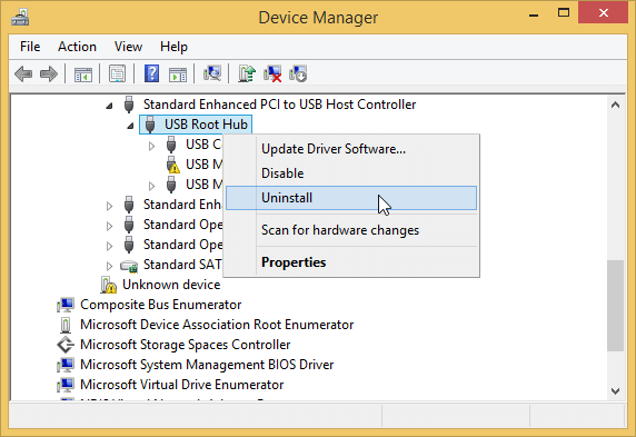 Πώς να διορθώσετε τη συσκευή USB που δεν αναγνωρίζεται στα Windows 10/8/7