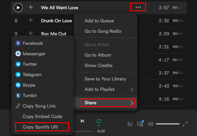 Sådan konverteres Spotify URL til MP3